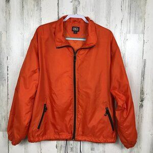 Newport Harbor windbreaker jacket orange activewear XL hunting outdoors fishing